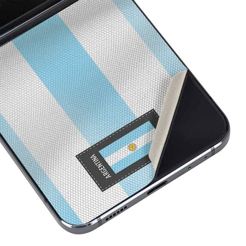 Argentina Soccer Flag Galaxy Z Flip5 5G Skin